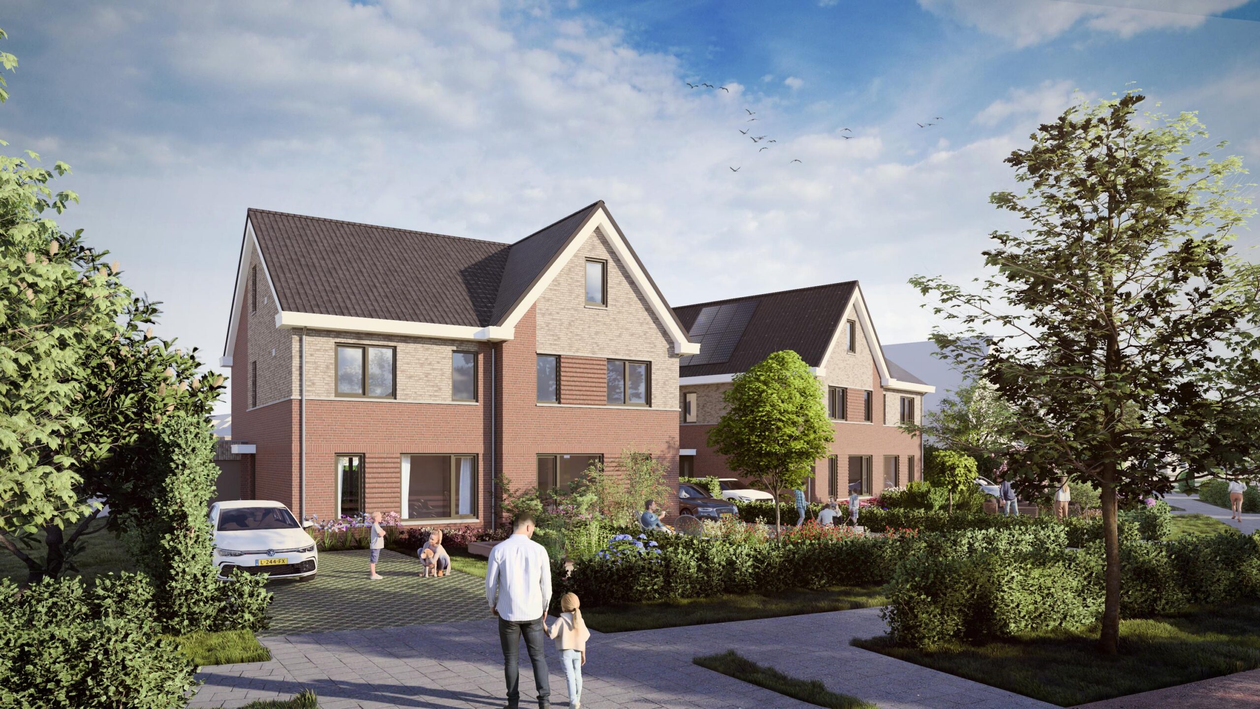 Houten – Twee-onder-een-kapwoningen 3