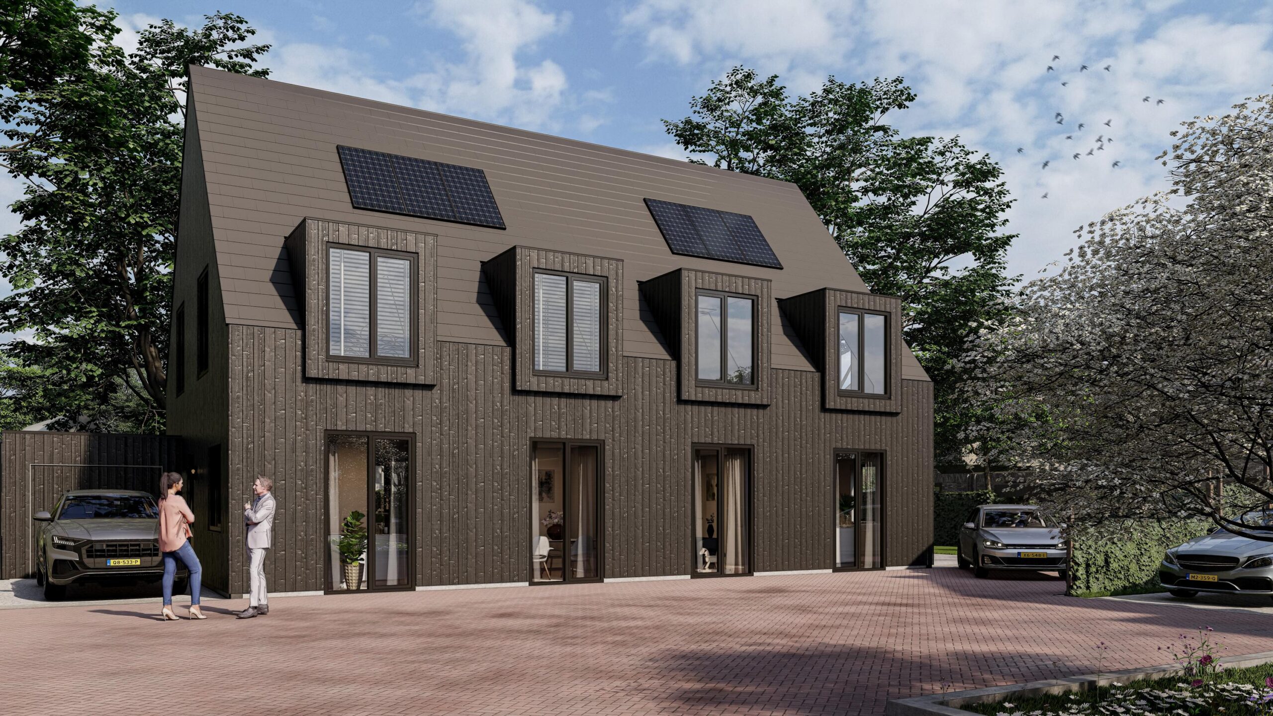 Twee-onder-een-kapwoning | Roede