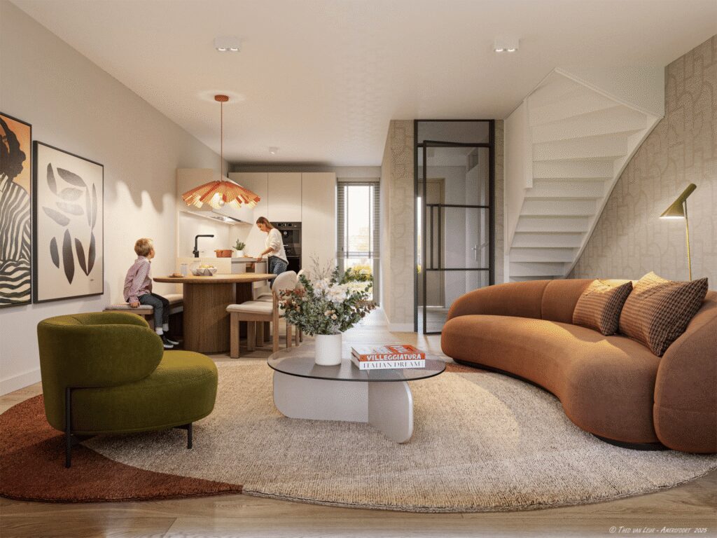 Tussenwoning met gemeentelijke toewijzing – Foto
